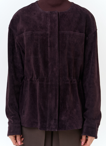 Жакет из натуральной замши