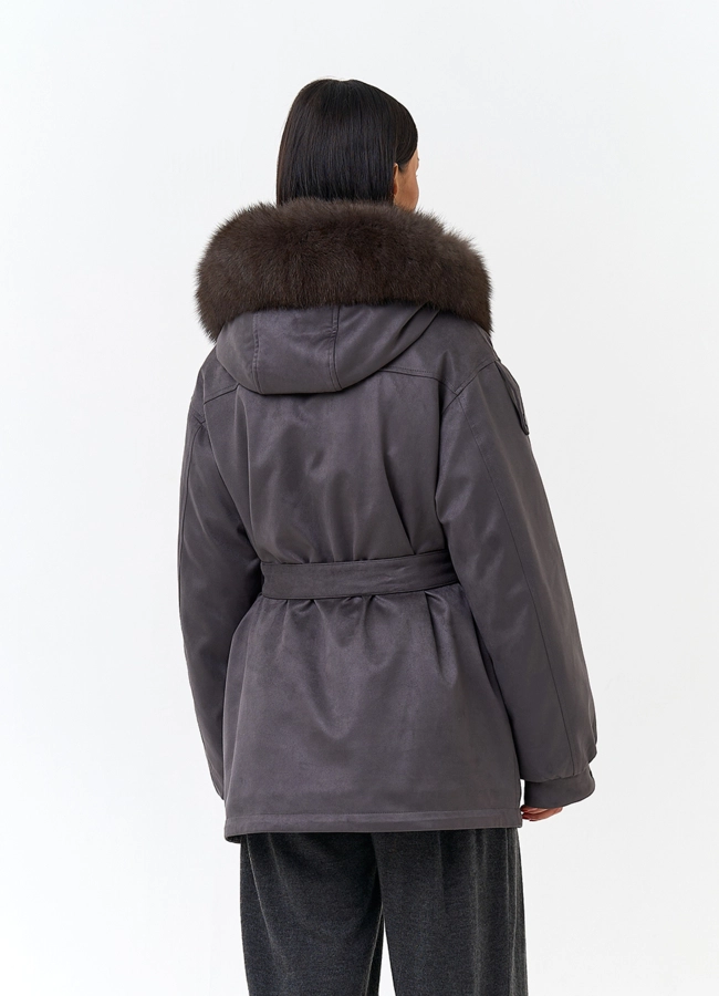 фото Женская куртка из эко замши модель № 34101
