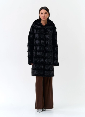 Шуба из меха норки
