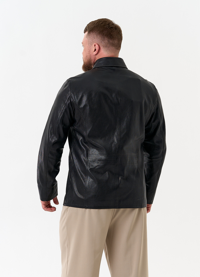 фото Мужская куртка из натуральной кожи модель № 32861