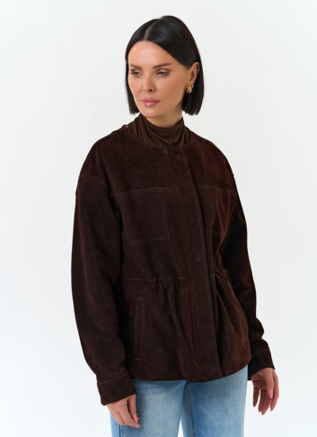 Жакет из натуральной замши