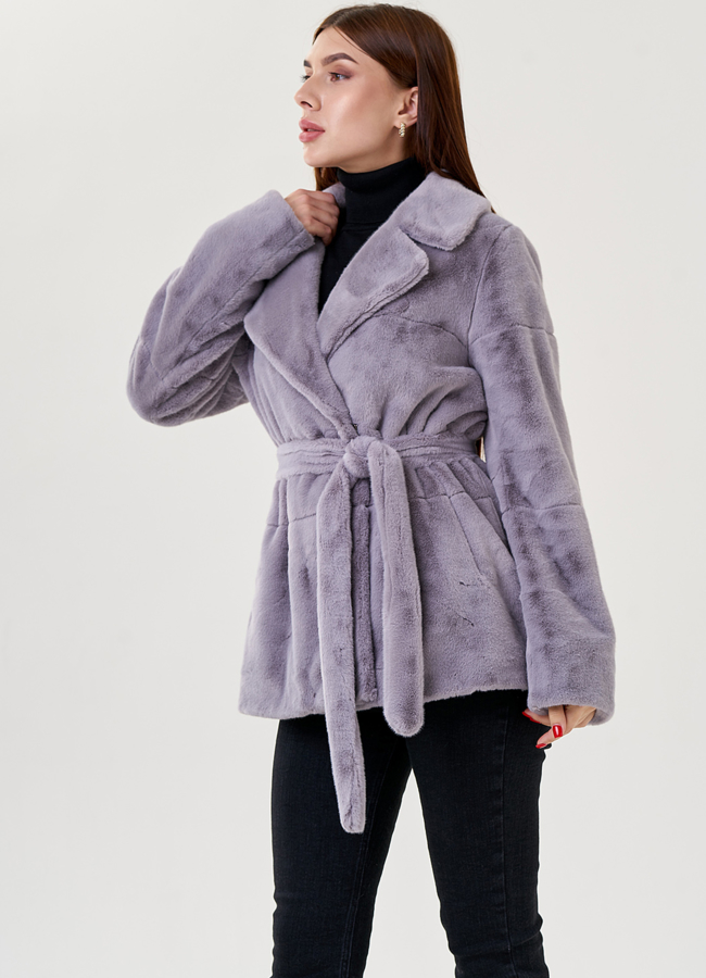 Куртка женская из искусственного меха  модель № 23539 универмаг малина