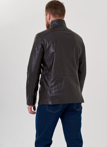 Мужская кожаная куртка 
