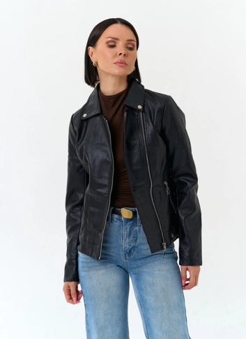Женская куртка косуха из эко кожи