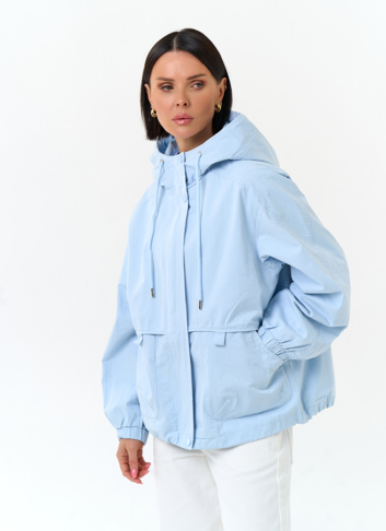 Женская ветровка с капюшоном