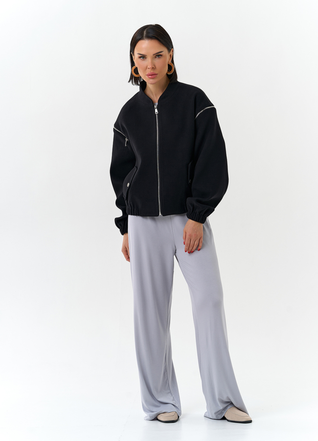 Женское короткое пальто бомбер модель № 32682 в рассрочку