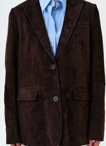 Женский замшевый жакет