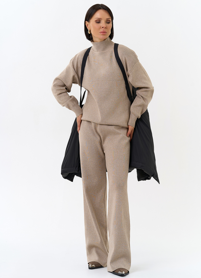 Женский пуховик с поясом модель № 31999 универмаг малина