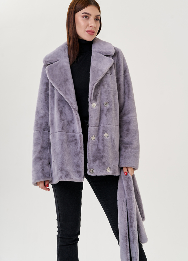 Куртка женская из искусственного меха  модель № 23539 универмаг малина