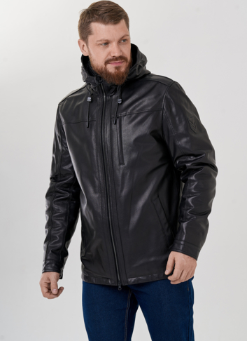 Мужская куртка с капюшоном на утеплителе Мужская куртка с капюшоном на утеплителе