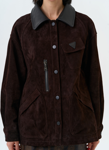 Женская куртка из натуральной замши