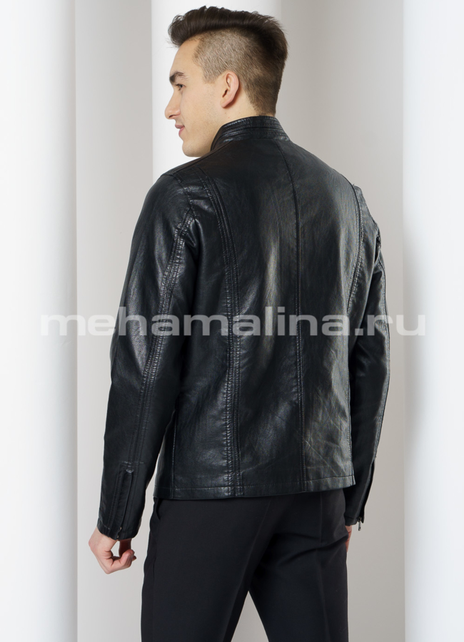 фото Куртка из эко кожи на молнии модель № 8820