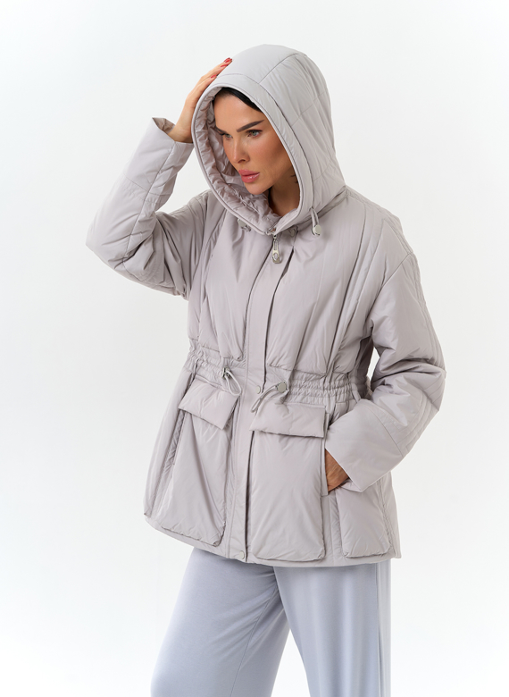 Женская куртка с капюшоном 