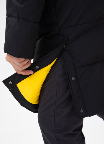 Мужской пуховик с капюшоном 