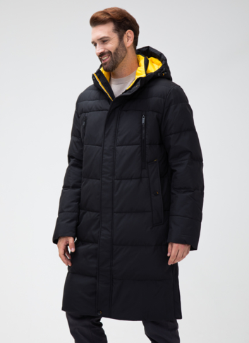 Мужской пуховик с капюшоном 